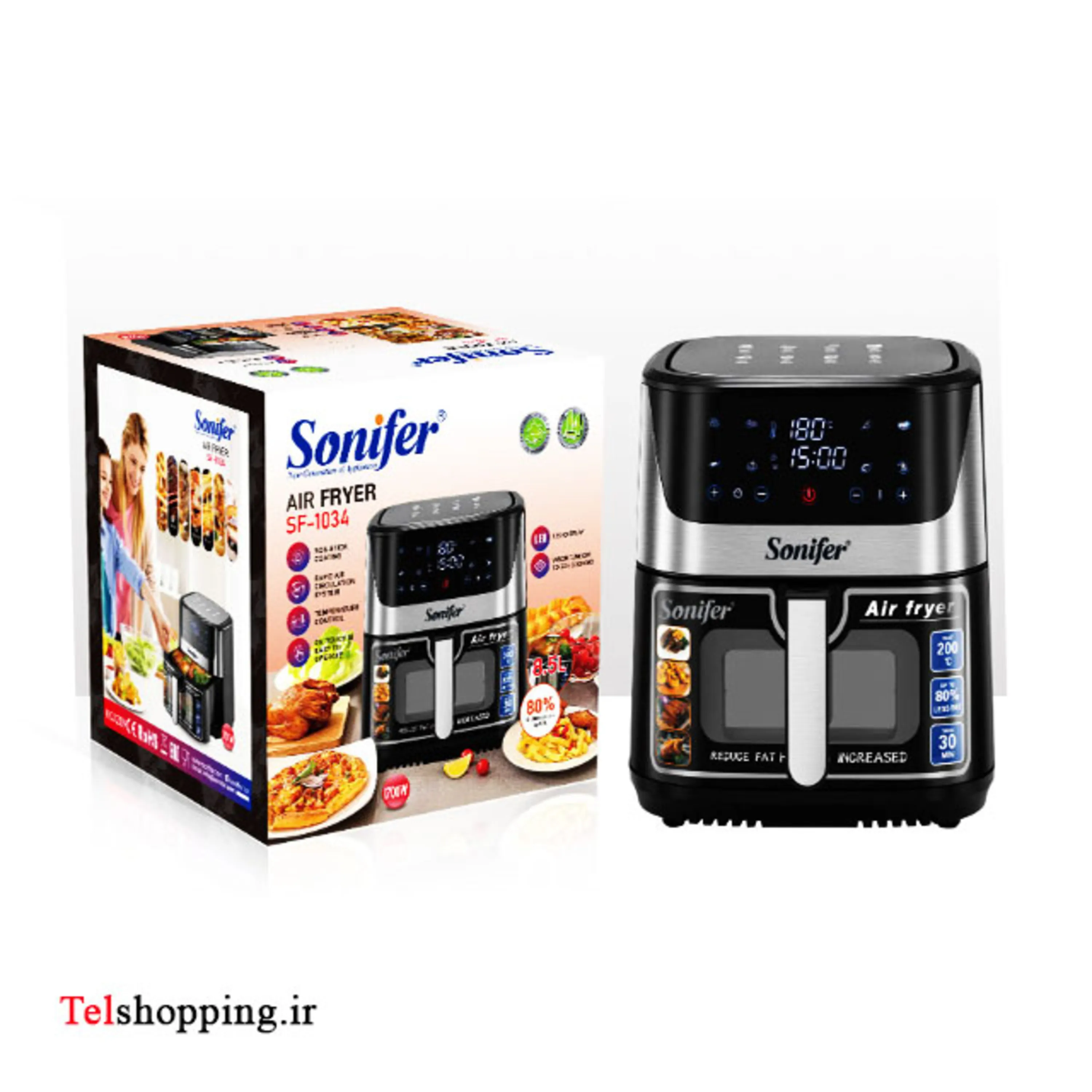 سرخکن بدون روغن سونیفر مدل 1034